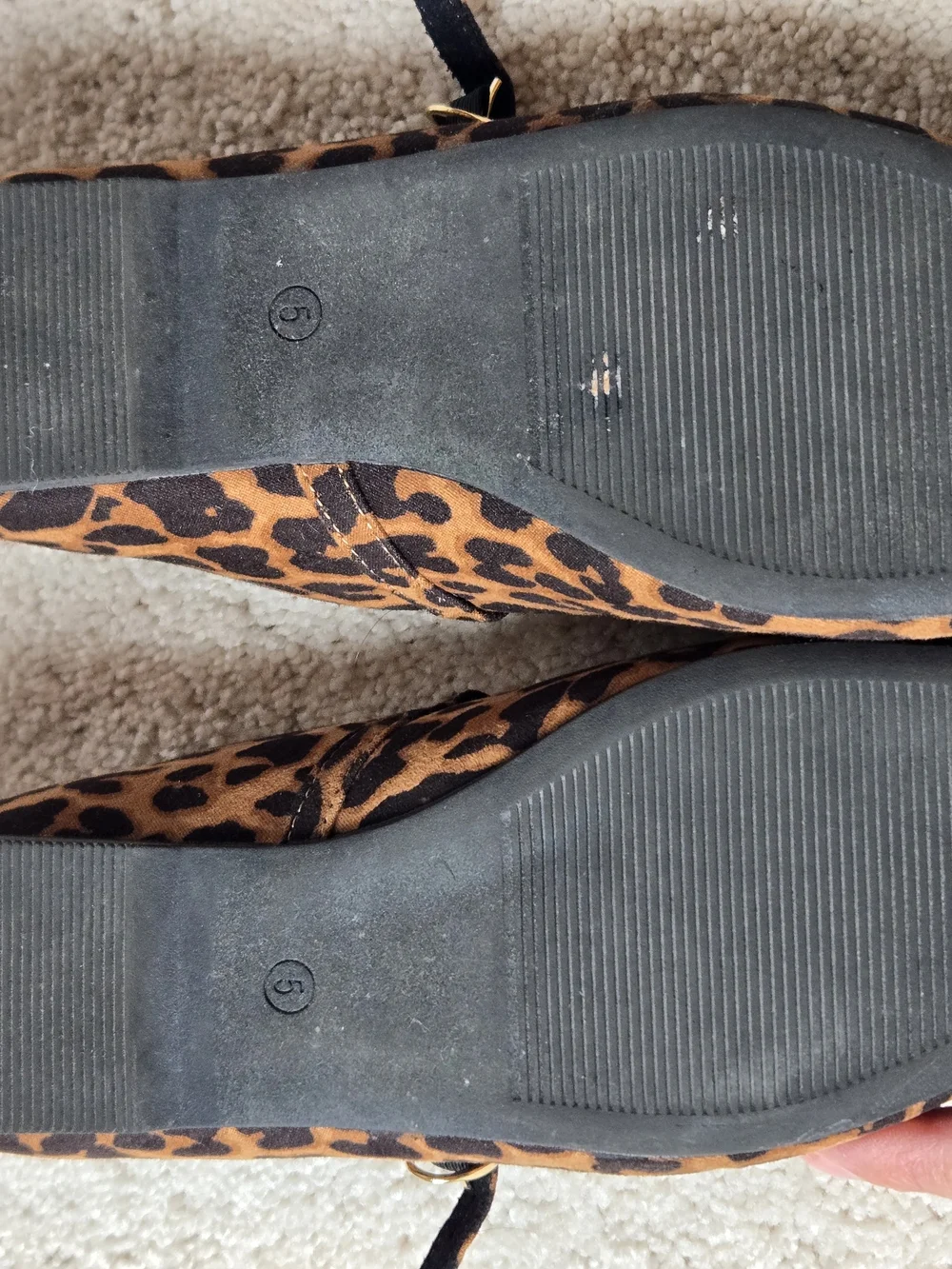 Art Class leopard print Mary Jane Flats